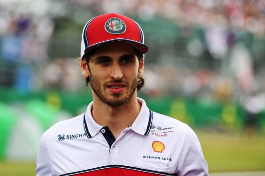 Antonio Giovinazzi (ITA) Alfa Romeo Racing.
11.07.2019. Formula 1 World Championship, Rd 10, British Grand Prix, Silverstone, England, Preparation Day.
- www.xpbimages.com, EMail: requests@xpbimages.com - copy of publication required for printed pictures. Every used picture is fee-liable. © Copyright: Batchelor / XPB Images
