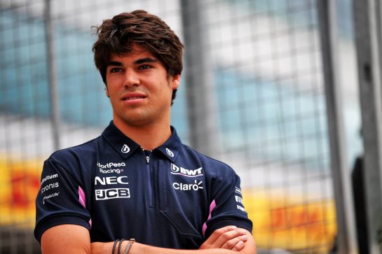 Lance Stroll (CDN) Racing Point F1 Team.
11.07.2019. Formula 1 World Championship, Rd 10, British Grand Prix, Silverstone, England, Preparation Day.
- www.xpbimages.com, EMail: requests@xpbimages.com - copy of publication required for printed pictures. Every used picture is fee-liable. © Copyright: Batchelor / XPB Images
