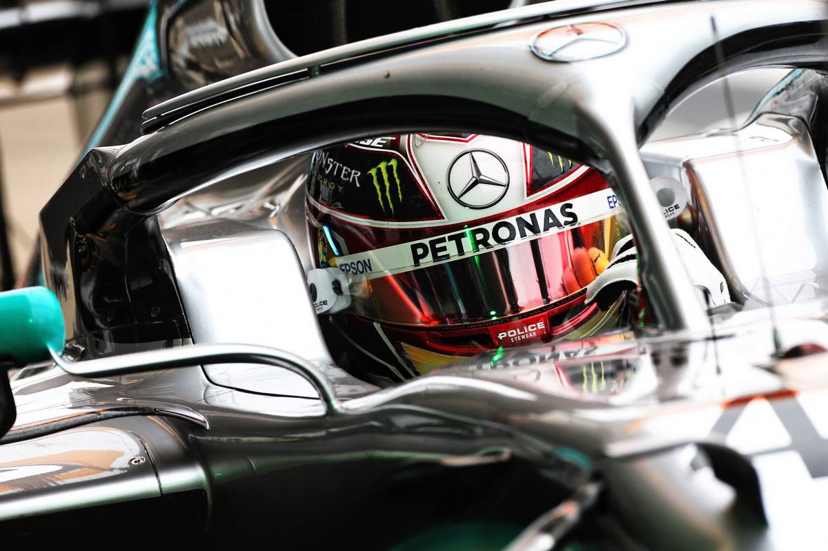 Lewis Hamilton (GBR) Mercedes AMG F1 W10.