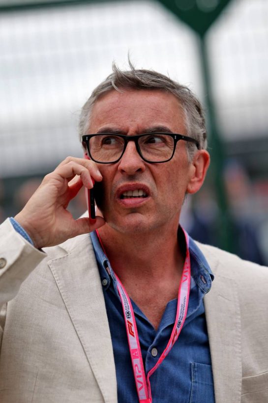 Steve Coogan (GBR) Actor.
14.07.2019. Formula 1 World Championship, Rd 10, British Grand Prix, Silverstone, England, Race Day.
- www.xpbimages.com, EMail: requests@xpbimages.com - copy of publication required for printed pictures. Every used picture is fee-liable. © Copyright: Moy / XPB Images