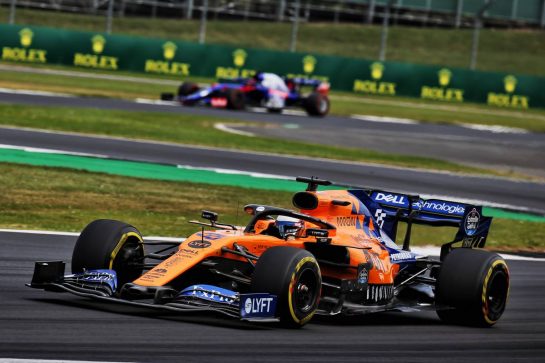 Carlos Sainz Jr (ESP) McLaren MCL34.
14.07.2019. Formula 1 World Championship, Rd 10, British Grand Prix, Silverstone, England, Race Day.
- www.xpbimages.com, EMail: requests@xpbimages.com - copy of publication required for printed pictures. Every used picture is fee-liable. © Copyright: Batchelor / XPB Images