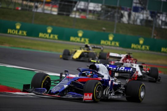 Alexander Albon (THA) Scuderia Toro Rosso STR14.
14.07.2019. Formula 1 World Championship, Rd 10, British Grand Prix, Silverstone, England, Race Day.
- www.xpbimages.com, EMail: requests@xpbimages.com - copy of publication required for printed pictures. Every used picture is fee-liable. © Copyright: Batchelor / XPB Images