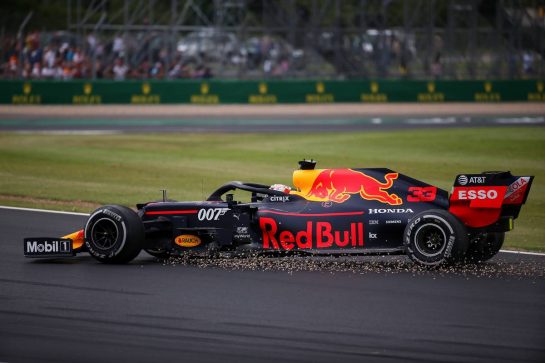Max Verstappen (NLD) Red Bull Racing RB15.14.07.2019. Formula 1 World Championship, Rd 10, British Grand Prix, Silverstone, England, Race Day.- www.xpbimages.com, EMail: requests@xpbimages.com - copy of publication required for printed pictures. Every used picture is fee-liable. © Copyright: Batchelor / XPB Images