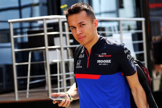 Alexander Albon (THA) Scuderia Toro Rosso.
25.07.2019. Formula 1 World Championship, Rd 11, German Grand Prix, Hockenheim, Germany, Preparation Day.
- www.xpbimages.com, EMail: requests@xpbimages.com - copy of publication required for printed pictures. Every used picture is fee-liable. © Copyright: Photo4 / XPB Images