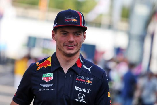 Max Verstappen (NLD) Red Bull Racing.
26.07.2019. Formula 1 World Championship, Rd 11, German Grand Prix, Hockenheim, Germany, Practice Day.
- www.xpbimages.com, EMail: requests@xpbimages.com - copy of publication required for printed pictures. Every used picture is fee-liable. © Copyright: Moy / XPB Images