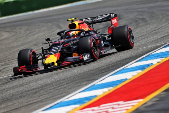 Pierre Gasly (FRA) Red Bull Racing RB15.
26.07.2019. Formula 1 World Championship, Rd 11, German Grand Prix, Hockenheim, Germany, Practice Day.
- www.xpbimages.com, EMail: requests@xpbimages.com - copy of publication required for printed pictures. Every used picture is fee-liable. © Copyright: Moy / XPB Images