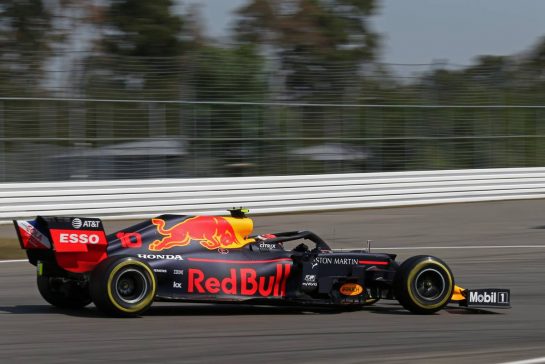 Pierre Gasly (FRA), Red Bull Racing 
26.07.2019. Formula 1 World Championship, Rd 11, German Grand Prix, Hockenheim, Germany, Practice Day.
- www.xpbimages.com, EMail: requests@xpbimages.com - copy of publication required for printed pictures. Every used picture is fee-liable. © Copyright: Charniaux / XPB Images
