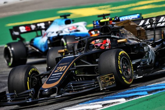 Kevin Magnussen (DEN) Haas VF-19.
26.07.2019. Formula 1 World Championship, Rd 11, German Grand Prix, Hockenheim, Germany, Practice Day.
- www.xpbimages.com, EMail: requests@xpbimages.com - copy of publication required for printed pictures. Every used picture is fee-liable. © Copyright: Moy / XPB Images