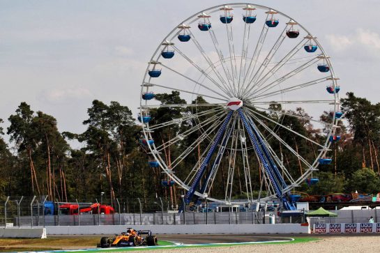 Carlos Sainz Jr (ESP) McLaren MCL34.
26.07.2019. Formula 1 World Championship, Rd 11, German Grand Prix, Hockenheim, Germany, Practice Day.
- www.xpbimages.com, EMail: requests@xpbimages.com - copy of publication required for printed pictures. Every used picture is fee-liable. © Copyright: Photo4 / XPB Images