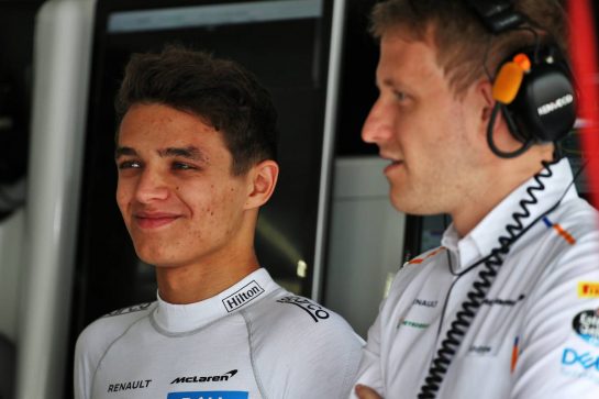 Carlos Sainz Jr (ESP) McLaren.
27.07.2019. Formula 1 World Championship, Rd 11, German Grand Prix, Hockenheim, Germany, Qualifying Day.
- www.xpbimages.com, EMail: requests@xpbimages.com - copy of publication required for printed pictures. Every used picture is fee-liable. © Copyright: Batchelor / XPB Images