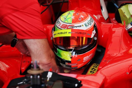 Mick Schumacher (GER) Ferrari Test Driver in the Ferrari F2003-GA driven by his father Michael Schumacher.
27.07.2019. Formula 1 World Championship, Rd 11, German Grand Prix, Hockenheim, Germany, Qualifying Day.
- www.xpbimages.com, EMail: requests@xpbimages.com - copy of publication required for printed pictures. Every used picture is fee-liable. © Copyright: Batchelor / XPB Images