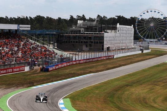 Lewis Hamilton (GBR) Mercedes AMG F1 W10.
27.07.2019. Formula 1 World Championship, Rd 11, German Grand Prix, Hockenheim, Germany, Qualifying Day.
- www.xpbimages.com, EMail: requests@xpbimages.com - copy of publication required for printed pictures. Every used picture is fee-liable. © Copyright: Moy / XPB Images