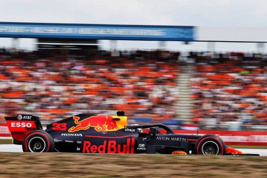 Max Verstappen (NLD) Red Bull Racing RB15.
27.07.2019. Formula 1 World Championship, Rd 11, German Grand Prix, Hockenheim, Germany, Qualifying Day.
- www.xpbimages.com, EMail: requests@xpbimages.com - copy of publication required for printed pictures. Every used picture is fee-liable. © Copyright: Moy / XPB Images