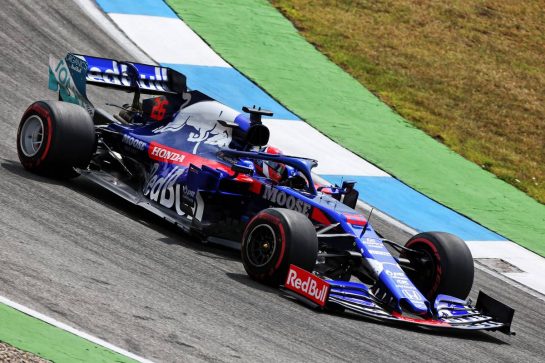 Daniil Kvyat (RUS) Scuderia Toro Rosso STR14.
27.07.2019. Formula 1 World Championship, Rd 11, German Grand Prix, Hockenheim, Germany, Qualifying Day.
- www.xpbimages.com, EMail: requests@xpbimages.com - copy of publication required for printed pictures. Every used picture is fee-liable. © Copyright: Moy / XPB Images