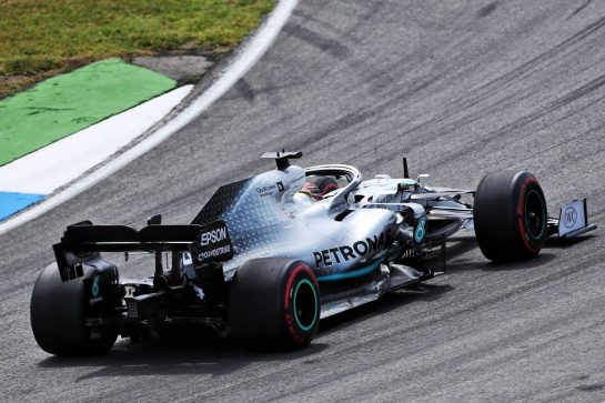 Lewis Hamilton (GBR) Mercedes AMG F1 W10.
27.07.2019. Formula 1 World Championship, Rd 11, German Grand Prix, Hockenheim, Germany, Qualifying Day.
- www.xpbimages.com, EMail: requests@xpbimages.com - copy of publication required for printed pictures. Every used picture is fee-liable. © Copyright: Moy / XPB Images