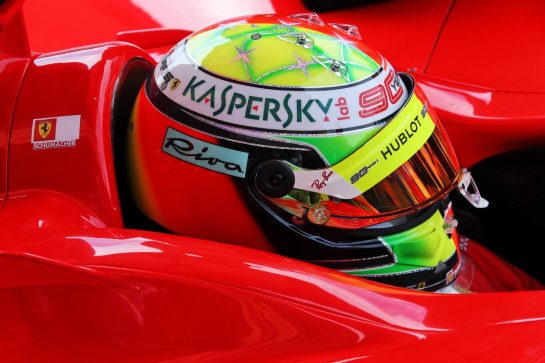 Mick Schumacher (GER) Ferrari Test Driver in the Ferrari F2003-GA driven by his father Michael Schumacher.
27.07.2019. Formula 1 World Championship, Rd 11, German Grand Prix, Hockenheim, Germany, Qualifying Day.
- www.xpbimages.com, EMail: requests@xpbimages.com - copy of publication required for printed pictures. Every used picture is fee-liable. © Copyright: Batchelor / XPB Images