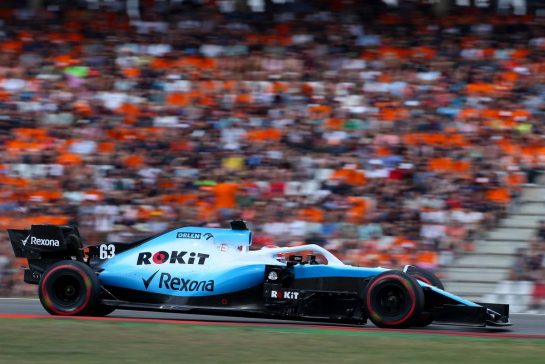 George Russell (GBR), Williams F1 Team 
27.07.2019. Formula 1 World Championship, Rd 11, German Grand Prix, Hockenheim, Germany, Qualifying Day.
- www.xpbimages.com, EMail: requests@xpbimages.com - copy of publication required for printed pictures. Every used picture is fee-liable. © Copyright: Charniaux / XPB Images