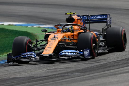 Lando Norris (GBR), McLaren F1 Team 
27.07.2019. Formula 1 World Championship, Rd 11, German Grand Prix, Hockenheim, Germany, Qualifying Day.
- www.xpbimages.com, EMail: requests@xpbimages.com - copy of publication required for printed pictures. Every used picture is fee-liable. © Copyright: Charniaux / XPB Images