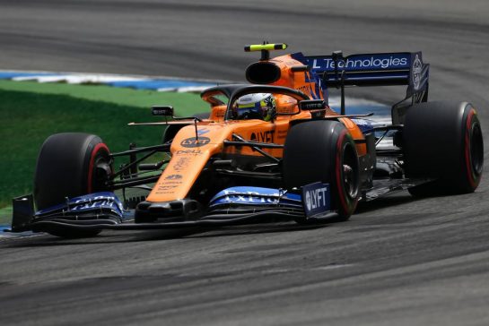 Lando Norris (GBR), McLaren F1 Team 
27.07.2019. Formula 1 World Championship, Rd 11, German Grand Prix, Hockenheim, Germany, Qualifying Day.
- www.xpbimages.com, EMail: requests@xpbimages.com - copy of publication required for printed pictures. Every used picture is fee-liable. © Copyright: Charniaux / XPB Images