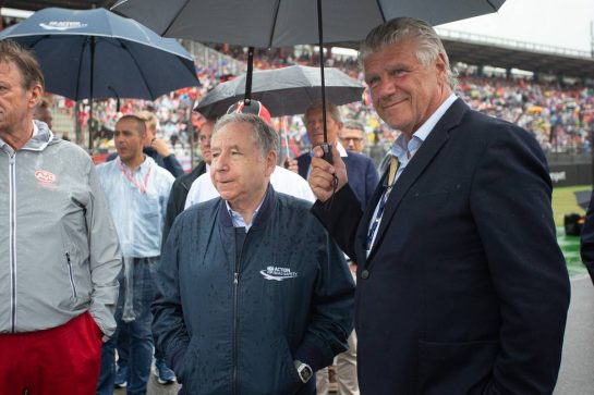 Jean Todt (FRA) FIA President on the grid.
28.07.2019. Formula 1 World Championship, Rd 11, German Grand Prix, Hockenheim, Germany, Race Day.
- www.xpbimages.com, EMail: requests@xpbimages.com - copy of publication required for printed pictures. Every used picture is fee-liable. © Copyright: Bearne / XPB Images