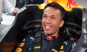 Red Bull's Albon reports for duty, ready to roll