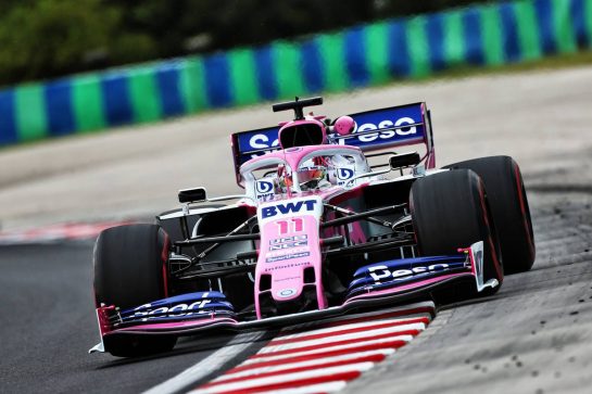Sergio Perez (MEX) Racing Point F1 Team RP19.
02.08.2019. Formula 1 World Championship, Rd 12, Hungarian Grand Prix, Budapest, Hungary, Practice Day.
- www.xpbimages.com, EMail: requests@xpbimages.com - copy of publication required for printed pictures. Every used picture is fee-liable. © Copyright: Moy / XPB Images