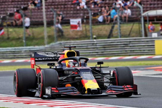 Max Verstappen (NLD) Red Bull Racing RB15.
02.08.2019. Formula 1 World Championship, Rd 12, Hungarian Grand Prix, Budapest, Hungary, Practice Day.
- www.xpbimages.com, EMail: requests@xpbimages.com - copy of publication required for printed pictures. Every used picture is fee-liable. © Copyright: Photo4 / XPB Images