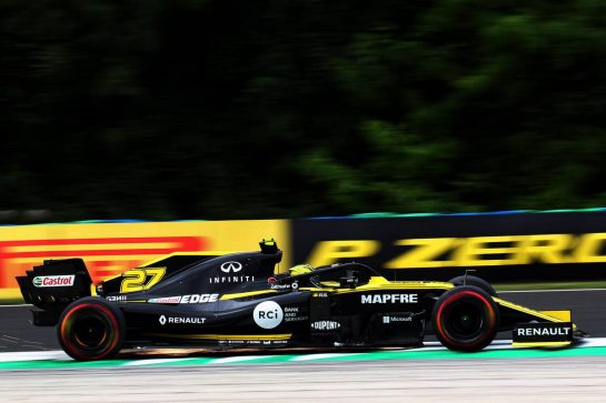Nico Hulkenberg (GER) Renault F1 Team RS19.
02.08.2019. Formula 1 World Championship, Rd 12, Hungarian Grand Prix, Budapest, Hungary, Practice Day.
- www.xpbimages.com, EMail: requests@xpbimages.com - copy of publication required for printed pictures. Every used picture is fee-liable. © Copyright: Photo4 / XPB Images