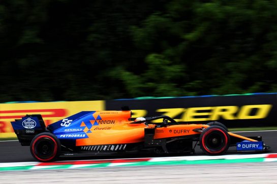 Carlos Sainz Jr (ESP) McLaren MCL34.
02.08.2019. Formula 1 World Championship, Rd 12, Hungarian Grand Prix, Budapest, Hungary, Practice Day.
- www.xpbimages.com, EMail: requests@xpbimages.com - copy of publication required for printed pictures. Every used picture is fee-liable. © Copyright: Photo4 / XPB Images