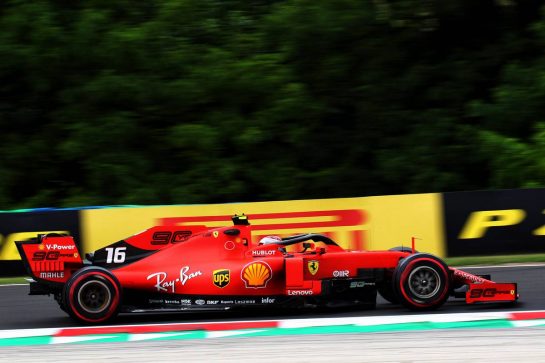 Charles Leclerc (MON) Ferrari SF90.
02.08.2019. Formula 1 World Championship, Rd 12, Hungarian Grand Prix, Budapest, Hungary, Practice Day.
- www.xpbimages.com, EMail: requests@xpbimages.com - copy of publication required for printed pictures. Every used picture is fee-liable. © Copyright: Photo4 / XPB Images