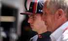 Max Verstappen (NLD) Red Bull Racing with Dr Helmut Marko (AUT) Red Bull Motorsport Consultant.