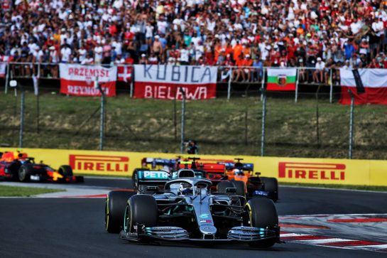 Valtteri Bottas (FIN) Mercedes AMG F1 W10.
04.08.2019. Formula 1 World Championship, Rd 12, Hungarian Grand Prix, Budapest, Hungary, Race Day.
- www.xpbimages.com, EMail: requests@xpbimages.com - copy of publication required for printed pictures. Every used picture is fee-liable. © Copyright: Batchelor / XPB Images