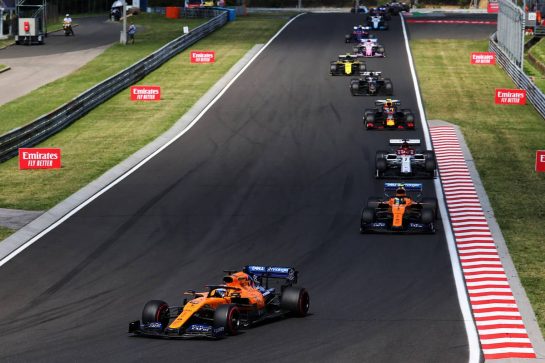 Carlos Sainz Jr (ESP) McLaren MCL34.
04.08.2019. Formula 1 World Championship, Rd 12, Hungarian Grand Prix, Budapest, Hungary, Race Day.
- www.xpbimages.com, EMail: requests@xpbimages.com - copy of publication required for printed pictures. Every used picture is fee-liable. © Copyright: Charniaux / XPB Images
