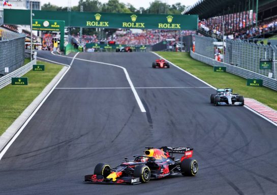 Max Verstappen (NLD) Red Bull Racing RB15.
04.08.2019. Formula 1 World Championship, Rd 12, Hungarian Grand Prix, Budapest, Hungary, Race Day.
- www.xpbimages.com, EMail: requests@xpbimages.com - copy of publication required for printed pictures. Every used picture is fee-liable. © Copyright: Moy / XPB Images