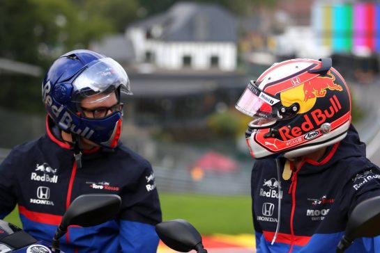 Pierre Gasly (FRA), Scuderia Toro Rosso 
29.08.2019. Formula 1 World Championship, Rd 13, Belgian Grand Prix, Spa Francorchamps, Belgium, Preparation Day.
- www.xpbimages.com, EMail: requests@xpbimages.com - copy of publication required for printed pictures. Every used picture is fee-liable. © Copyright: Charniaux / XPB Images