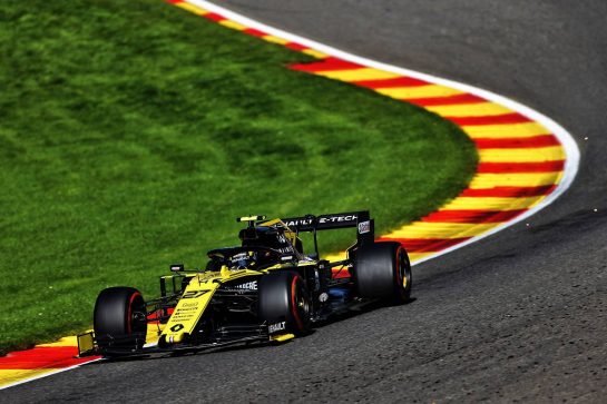 Nico Hulkenberg (GER) Renault F1 Team RS19.
30.08.2019. Formula 1 World Championship, Rd 13, Belgian Grand Prix, Spa Francorchamps, Belgium, Practice Day.
- www.xpbimages.com, EMail: requests@xpbimages.com - copy of publication required for printed pictures. Every used picture is fee-liable. © Copyright: Charniaux / XPB Images