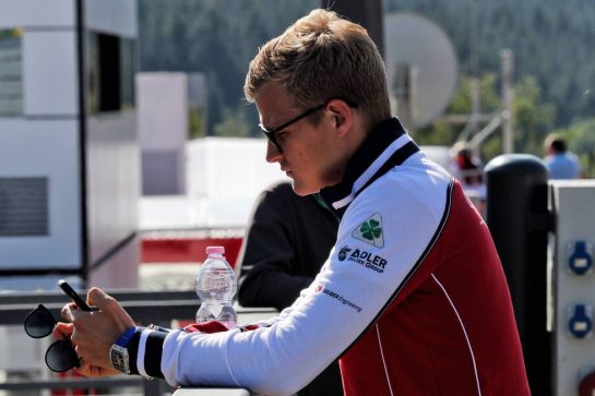 Marcus Ericsson (SWE) Alfa Romeo Racing Third Driver.
30.08.2019. Formula 1 World Championship, Rd 13, Belgian Grand Prix, Spa Francorchamps, Belgium, Practice Day.
- www.xpbimages.com, EMail: requests@xpbimages.com - copy of publication required for printed pictures. Every used picture is fee-liable. © Copyright: Photo4 / XPB Images