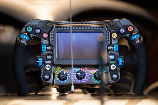 Mercedes AMG F1 W10 steering wheel for Valtteri Bottas (FIN).
31.08.2019. Formula 1 World Championship, Rd 13, Belgian Grand Prix, Spa Francorchamps, Belgium, Qualifying Day.
- www.xpbimages.com, EMail: requests@xpbimages.com - copy of publication required for printed pictures. Every used picture is fee-liable. © Copyright: Price / XPB Images