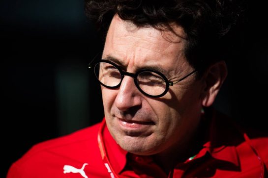 Mattia Binotto (ITA) Ferrari Team Principal.
31.08.2019. Formula 1 World Championship, Rd 13, Belgian Grand Prix, Spa Francorchamps, Belgium, Qualifying Day.
- www.xpbimages.com, EMail: requests@xpbimages.com - copy of publication required for printed pictures. Every used picture is fee-liable. © Copyright: Price / XPB Images