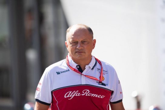 Frederic Vasseur (FRA) Alfa Romeo Racing Team Principal.
31.08.2019. Formula 1 World Championship, Rd 13, Belgian Grand Prix, Spa Francorchamps, Belgium, Qualifying Day.
- www.xpbimages.com, EMail: requests@xpbimages.com - copy of publication required for printed pictures. Every used picture is fee-liable. © Copyright: Price / XPB Images