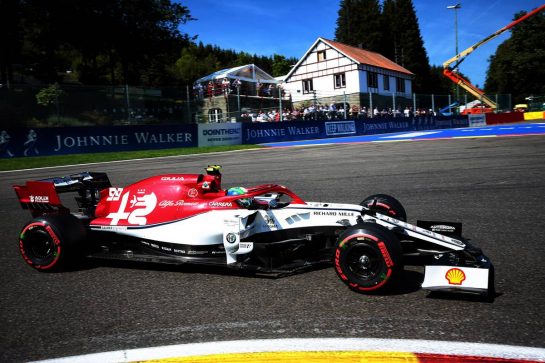 Antonio Giovinazzi (ITA) Alfa Romeo Racing C38.
31.08.2019. Formula 1 World Championship, Rd 13, Belgian Grand Prix, Spa Francorchamps, Belgium, Qualifying Day.
- www.xpbimages.com, EMail: requests@xpbimages.com - copy of publication required for printed pictures. Every used picture is fee-liable. © Copyright: Photo4 / XPB Images