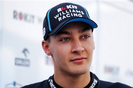 George Russell (GBR) Williams Racing.
01.08.2019. Formula 1 World Championship, Rd 12, Hungarian Grand Prix, Budapest, Hungary, Preparation Day.
- www.xpbimages.com, EMail: requests@xpbimages.com - copy of publication required for printed pictures. Every used picture is fee-liable. © Copyright: Bearne / XPB Images