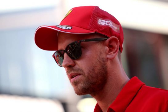 Sebastian Vettel (GER), Scuderia Ferrari 
01.08.2019. Formula 1 World Championship, Rd 12, Hungarian Grand Prix, Budapest, Hungary, Preparation Day.
- www.xpbimages.com, EMail: requests@xpbimages.com - copy of publication required for printed pictures. Every used picture is fee-liable. © Copyright: Charniaux / XPB Images