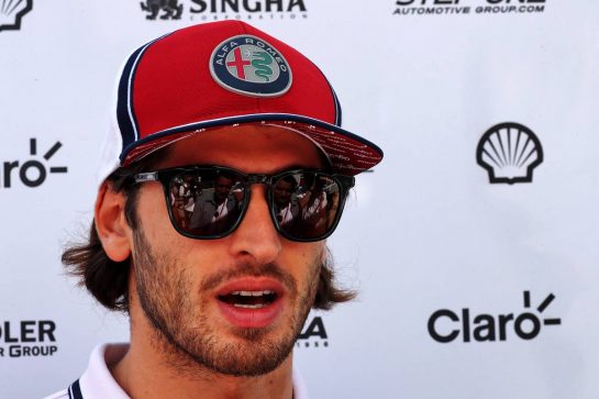 Antonio Giovinazzi (ITA) Alfa Romeo Racing.
01.08.2019. Formula 1 World Championship, Rd 12, Hungarian Grand Prix, Budapest, Hungary, Preparation Day.
- www.xpbimages.com, EMail: requests@xpbimages.com - copy of publication required for printed pictures. Every used picture is fee-liable. © Copyright: Photo4 / XPB Images