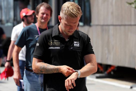 Kevin Magnussen (DEN) Haas F1 Team.
01.08.2019. Formula 1 World Championship, Rd 12, Hungarian Grand Prix, Budapest, Hungary, Preparation Day.
- www.xpbimages.com, EMail: requests@xpbimages.com - copy of publication required for printed pictures. Every used picture is fee-liable. © Copyright: Photo4 / XPB Images