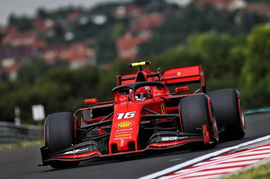 Charles Leclerc (MON) Ferrari SF90.
02.08.2019. Formula 1 World Championship, Rd 12, Hungarian Grand Prix, Budapest, Hungary, Practice Day.
- www.xpbimages.com, EMail: requests@xpbimages.com - copy of publication required for printed pictures. Every used picture is fee-liable. © Copyright: Moy / XPB Images