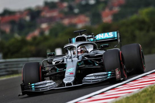 Lewis Hamilton (GBR) Mercedes AMG F1 W10.
02.08.2019. Formula 1 World Championship, Rd 12, Hungarian Grand Prix, Budapest, Hungary, Practice Day.
- www.xpbimages.com, EMail: requests@xpbimages.com - copy of publication required for printed pictures. Every used picture is fee-liable. © Copyright: Moy / XPB Images