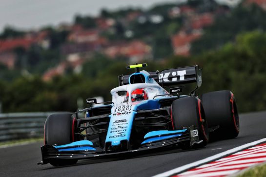 Robert Kubica (POL) Williams Racing FW42.
02.08.2019. Formula 1 World Championship, Rd 12, Hungarian Grand Prix, Budapest, Hungary, Practice Day.
- www.xpbimages.com, EMail: requests@xpbimages.com - copy of publication required for printed pictures. Every used picture is fee-liable. © Copyright: Moy / XPB Images