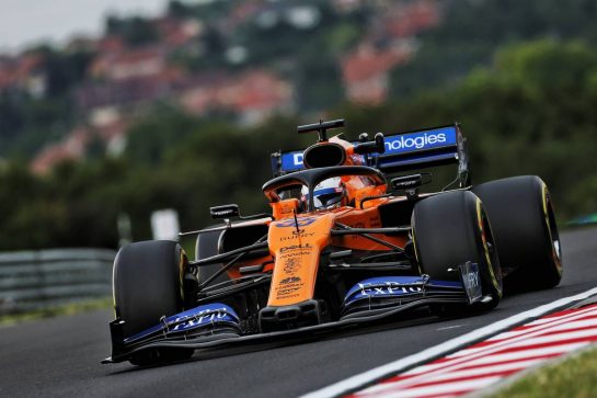 Carlos Sainz Jr (ESP) McLaren MCL34.
02.08.2019. Formula 1 World Championship, Rd 12, Hungarian Grand Prix, Budapest, Hungary, Practice Day.
- www.xpbimages.com, EMail: requests@xpbimages.com - copy of publication required for printed pictures. Every used picture is fee-liable. © Copyright: Moy / XPB Images
