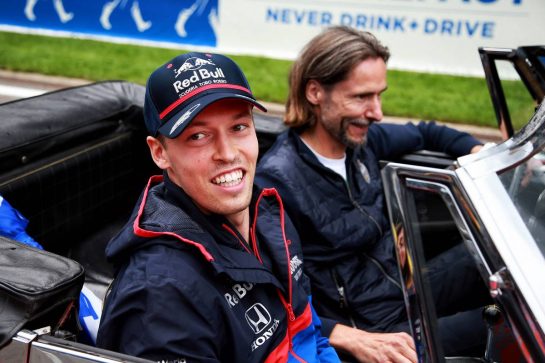 Daniil Kvyat (RUS) Scuderia Toro Rosso on the drivers parade.
01.09.2019. Formula 1 World Championship, Rd 13, Belgian Grand Prix, Spa Francorchamps, Belgium, Race Day.
- www.xpbimages.com, EMail: requests@xpbimages.com - copy of publication required for printed pictures. Every used picture is fee-liable. © Copyright: Photo4 / XPB Images